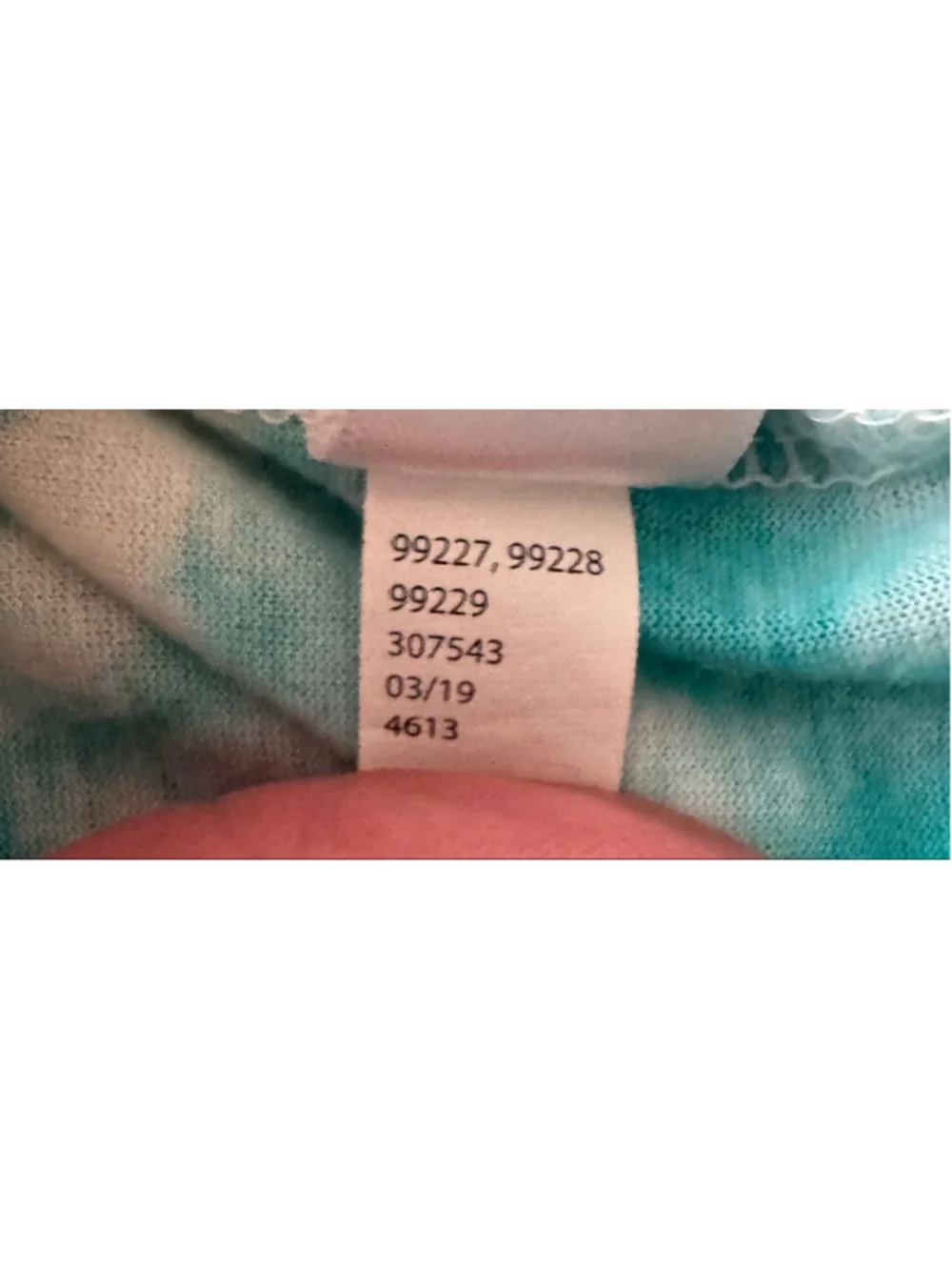 Girls Justice Teal White Tie-Dye Glitter Tank Top Size 10